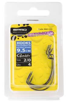 Spro Gutsbait UV hooks 3/0, 4st