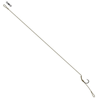 Pole position Barbless Aligner braide Rig, 25 lb, 18 cm, 2 st