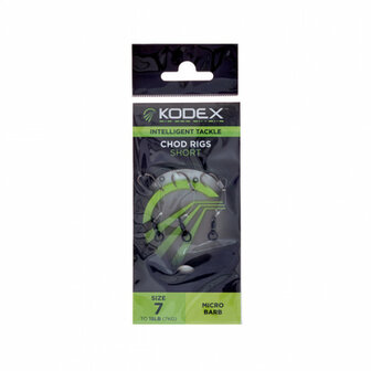 Kodex hod Rigs long , 15 lb, size 7, micro barb. 3 st