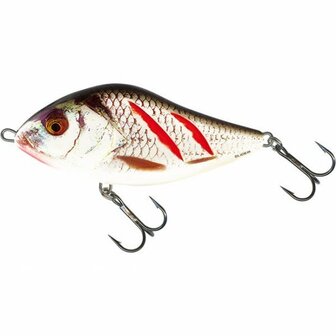 Salmo Slider 10 cm, 36gr duikd1-3,5m; wounded real grey shiner