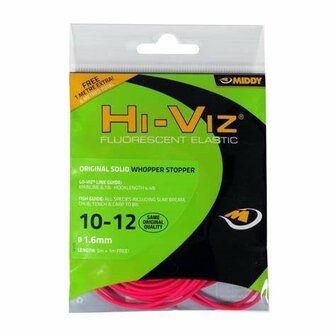 Middy Hi-viz fluoreserent  Elastic, (5 meter + gratis 1 meter)                     