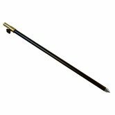 Saenger specitec verstelbare bankstick 40-65cm, zwart alu