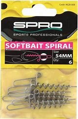 Spro softbait Spiral, 54mm, 6st