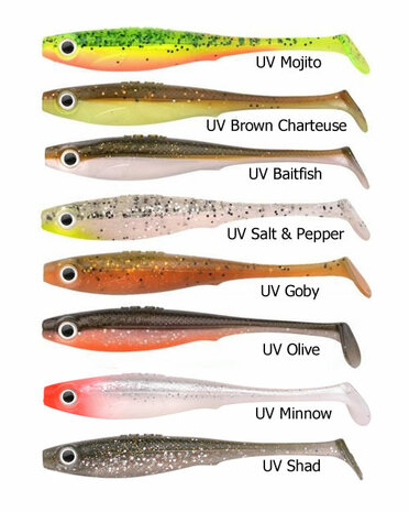 Spro Iris Pop-eye UV Shad, 12 cm 