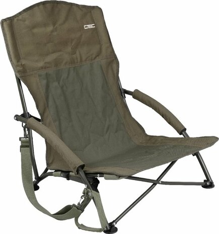 Ctec Compact Low Chair, karperstoel opvouwbaar in draagtas