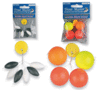 Trout Master Pilot Floats , 20mm round mixed colours, 4 st